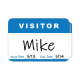 Self-Adhesive Name Badges, 100/BX