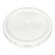 Gasketed White Tear-Strip Lid