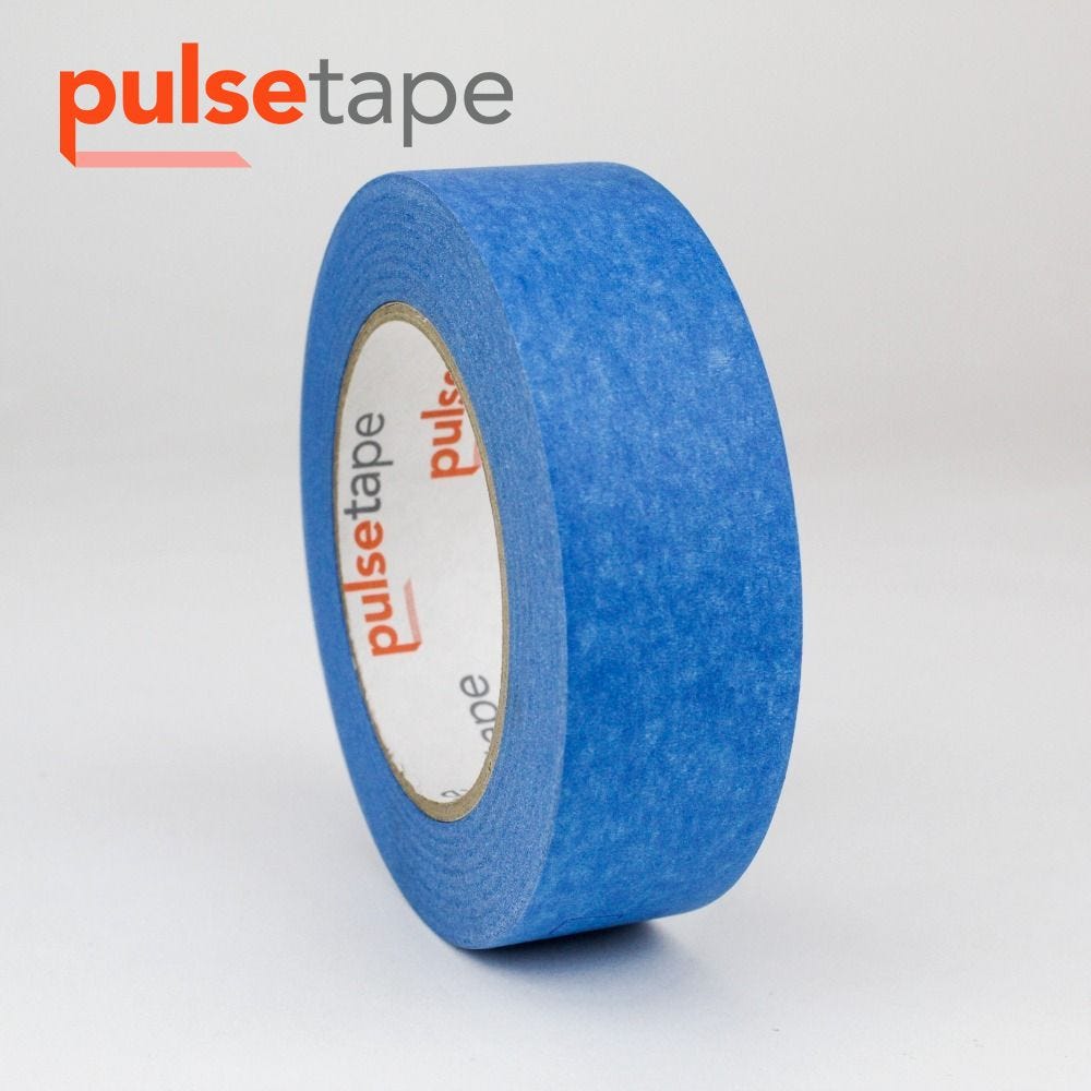 1.5 x 60yrd, 5.9mil Pulsetape Blue Painters Tape 24 Rolls/CS, 64 CS/Skd