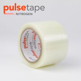 3" x 110yrd, 1.6mil Pulsetape Nitrogen Hot Melt Hand Tape 24 Rolls/CS, 72 CS/Skd