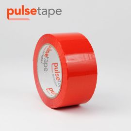 2" x 110yrd, 1.6mil Pulsetape Orange Hot Melt Hand Tape 36 Rolls/CS, 116 CS/Skd