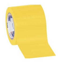 4" x 36 yds 6mil Yellow Vinyl Safety Tape Tape Logic 3 RL/PK
