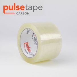 3" x 110yrd, 1.7mil Pulsetape Carbon Acrylic Hand Tape 24 Rolls/CS, 90 CS/Skd