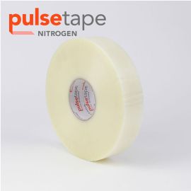 2" x 1000yrd, 1.6mil Pulsetape Nitrogen Hot Melt Machine Tape 6 Rolls/CS, 60 CS/Skd