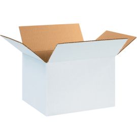 12 x 10 x 8" White Corrugated Boxes