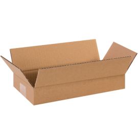 14 x 6 x 2" Flat Corrugated Boxes 25/BDL, 1200/Bale