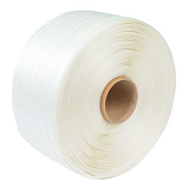 3/4" x 1675' White Poly Cord Strapping 48/Skd