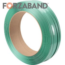 3/4" x 3000', .040 Forzaband Grn Smooth Tool Grade PET Strap 24/Skd-16x6 core