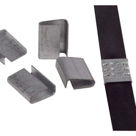 ½” Open Metal Non-Galvanized Seals for PP Strapping Seals 1000/CS