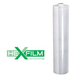 16" x 1500', 45ga, Hexfilm Defender + Premium Thin Gauge Cast Hand Film, 4 Rolls/CS, 64 CS/Skd