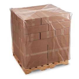 68 x 65 x 82", 4mil Clear Poly Pallet Covers, 25/CS