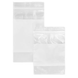 4 x 6", 2mil Clear Reclosable Bag w/ White Block, 1000/BX