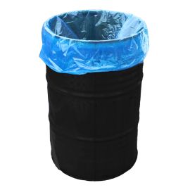 38x65" Metallic Blue Barrel Liner 1.8 Mil thick 100/case with 5% EVA added