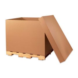48 x 40 x 48" Double Wall Gaylord Box 48ECT BC KRAFT PLAIN GL