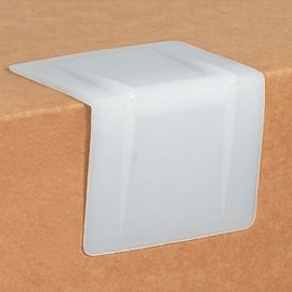 1-7/8 x 1" White Plastic Edge Protectors 1000/CS