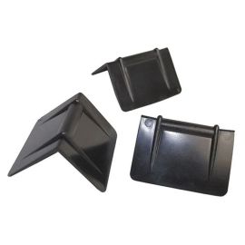 2.5 x 2" Black Plastic Edge Protectors 1000/cs