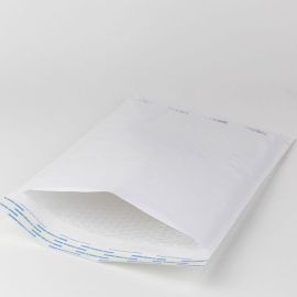12.5 x 19" #6 White Paper Bubble Mailer, 50/CS