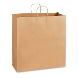 18 x 7 x 18.75" Kraft Bag with Handle, 200/CS