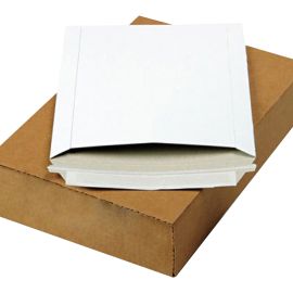9 x 11.5" White Self-Seal Flat Mailers 100/CS