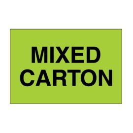 2x3"-"Mixed Carton" Flour Green Label 500/RL