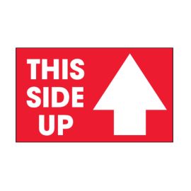 3x5"-"This Side Up" Red Label 500/RL