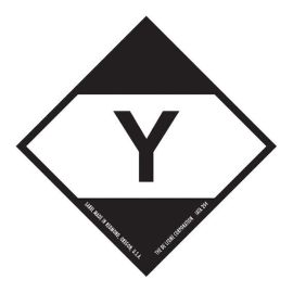 2 x 2" “Y” Limited Qty Label 1000/RL