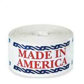3 x 5" "Made in America" Labels 500/RL