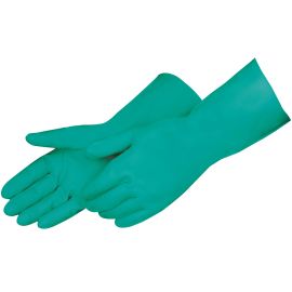 22mil Green Unlined Unsupported Nitrile Gloves, 18" long