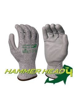 Hammerhead Gray HDPE Cut Resistant Gloves Large