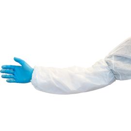 18" White Disposable Polyethylene Sleeve 1000/CS