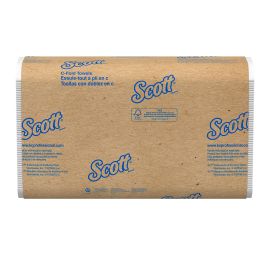 Scott C-Fold White Towels 200/pk 12pk/cs