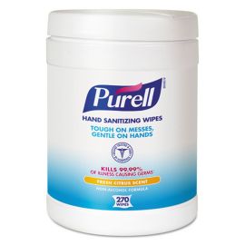 Purell Sanitizing Wipes 270/tub 6 Tubs/CS