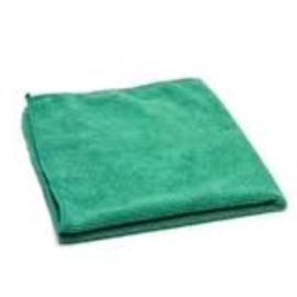 16 x 16" Green Microfiber Towel 25/CS