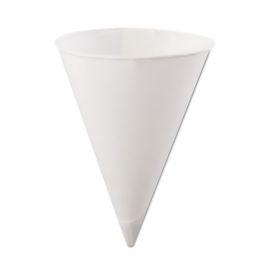 4.5oz Rolled Rim Paper Cone Cups 5000/CS