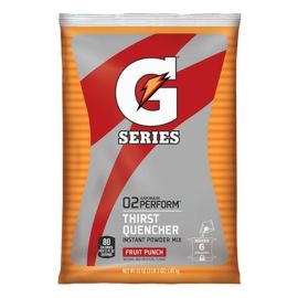 Gatorade Instant Powder 6 gal FruitPunch 1 Pak yields 6 gallon, 14PK/CS