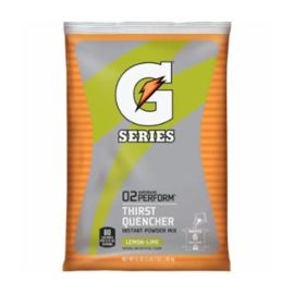 Gatorade Instant Powder 6 gal Lemon-Lime 1 Pak yields 6 gallon, 14PK/CS
