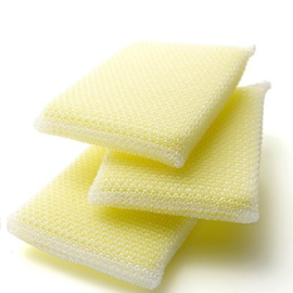 Dobie Pads Yellow 4 3/8" x 2 5/8" All Purpose Cleaning Pad