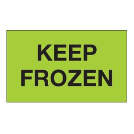 3 x 5" - "Keep Frozen" Label 500/RL