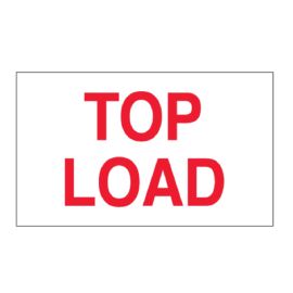3 x 5" - "Top Load" Label 500/RL