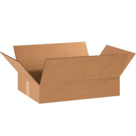 18 x 12 x 3" Flat Corrugated Boxes 25/BDL, 450/Bale