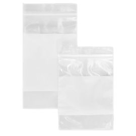 12 x 15" - 2 Mil White Block Reclosable