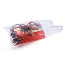 9 x 14", 2mil Clear Flat Poly Bag w/ Suffocation Warning, 1000/CS