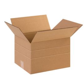 12 x 10 x 8" Multi-Depth Corrugated Boxes 25/BDL, 500/Bale
