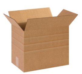 14 1/2 x 8 3/4 x 12" Multi-Depth Corrugate Boxes 25/BDL, 250/Bale