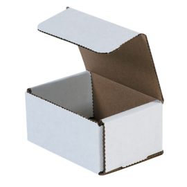 4 x 3 x 2" White Die Cut Mailer 50/BDL