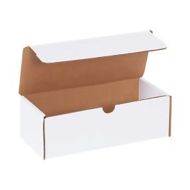 9 x 4 x 3" White Die Cut Mailer 50/BDL