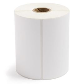 4 x 3" White Direct Thermal Labels , Non perfed
