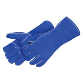 13" Blue Welding Gloves One Size