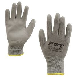 Grey Poly/Nylon w/PU Palm Dip Gloves 13ga