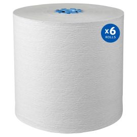 Kleenex 25637 Hard Roll Paper Towels 7.5" x 700' - 6/CS